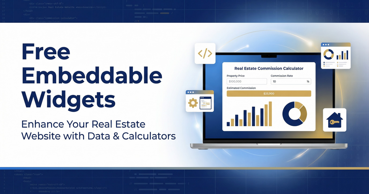 Free Embeddable Widgets for Your Real Estate Website